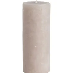 Kaars Rustiek Taupe 7x17 cm