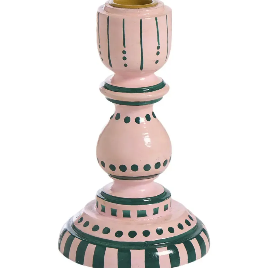 Kandelaar Pornic Roze