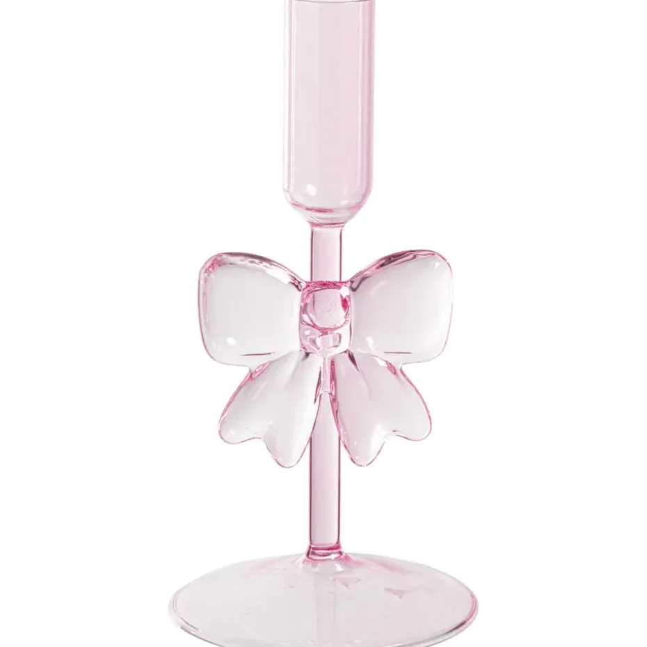 Kandelaar Strikje Roze