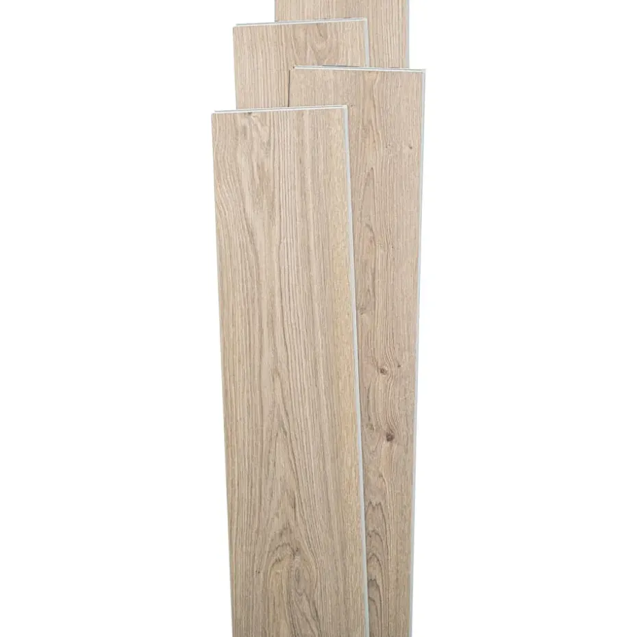 Klik PVC Bissel Beige Eiken Met Geïntegreerde Ondervloer