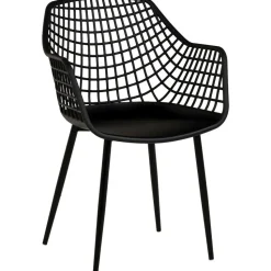 Kuipstoel Webbing Zwart
