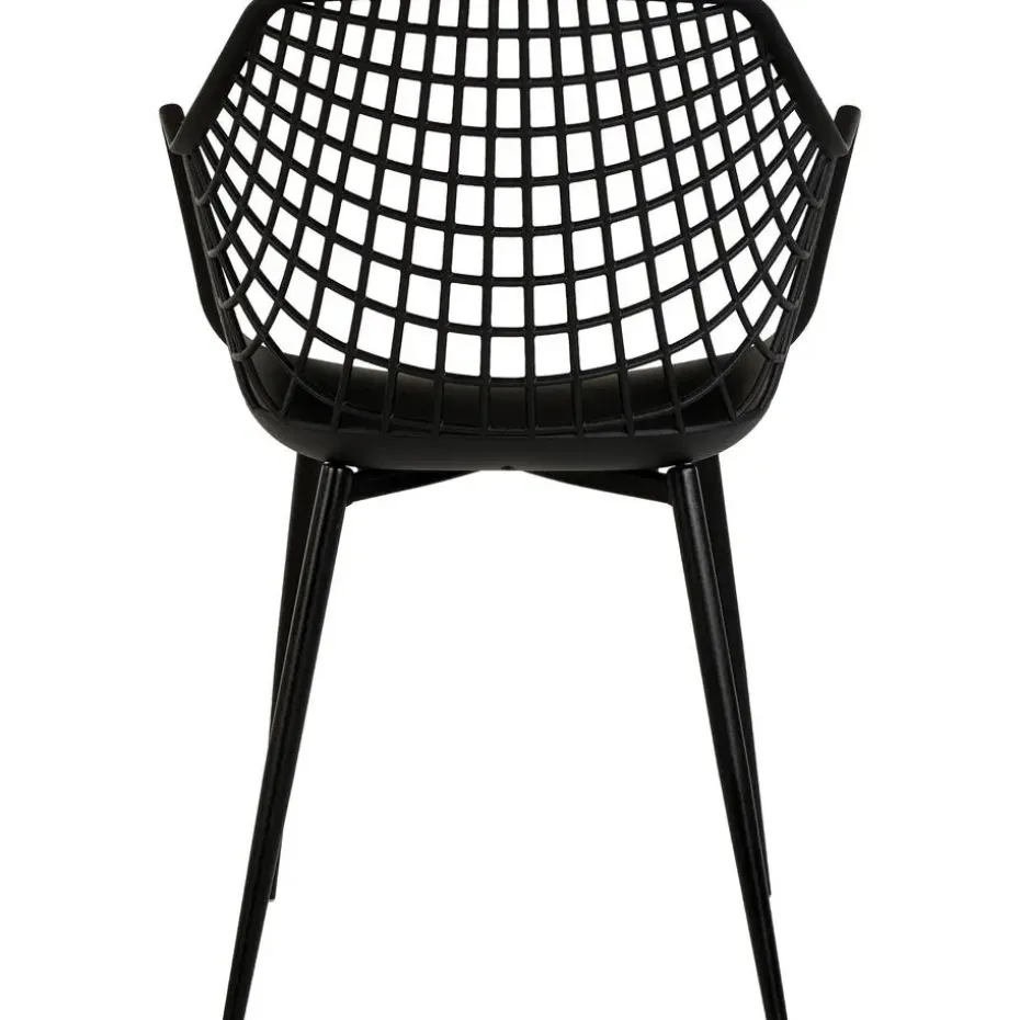 Kuipstoel Webbing Zwart