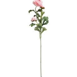 Kunstbloem Ranonkel Spray Roze