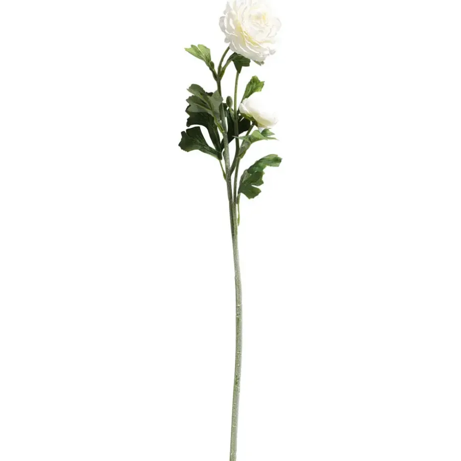 Kunstbloem Ranonkel Spray Crème