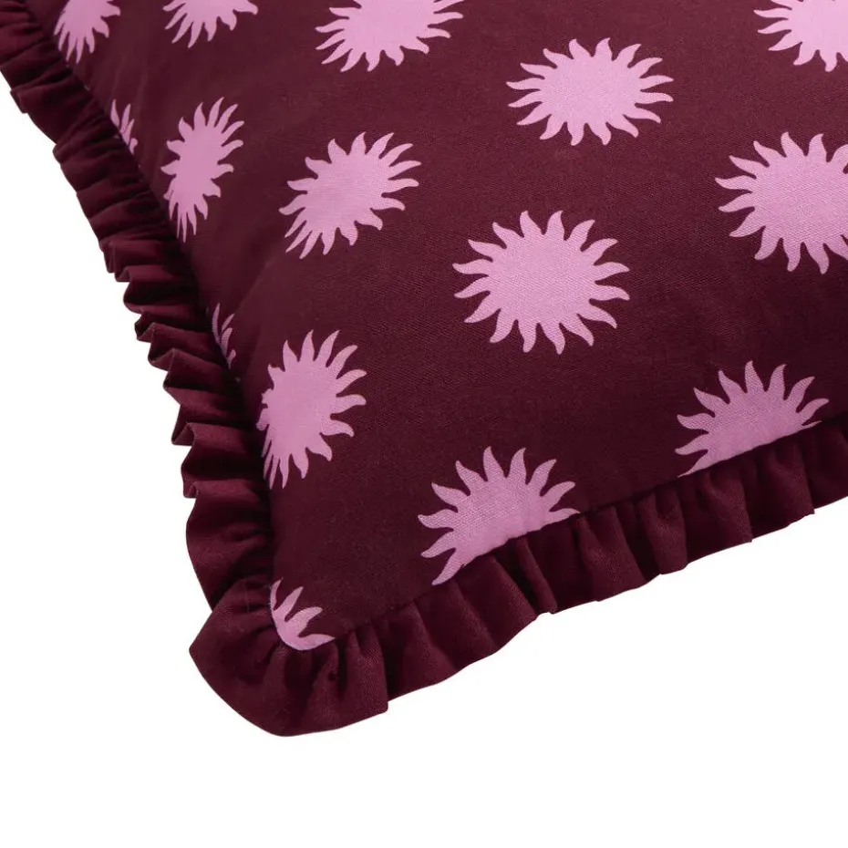 Kussen Amato Bordeaux 45x45 cm