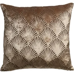 Kussen Fan Taupe 45x45 cm
