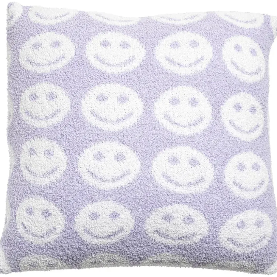 Kussen Smileys Lila 45x45 cm