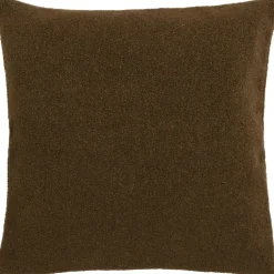 Kussen Wol Bruin 45x45 cm
