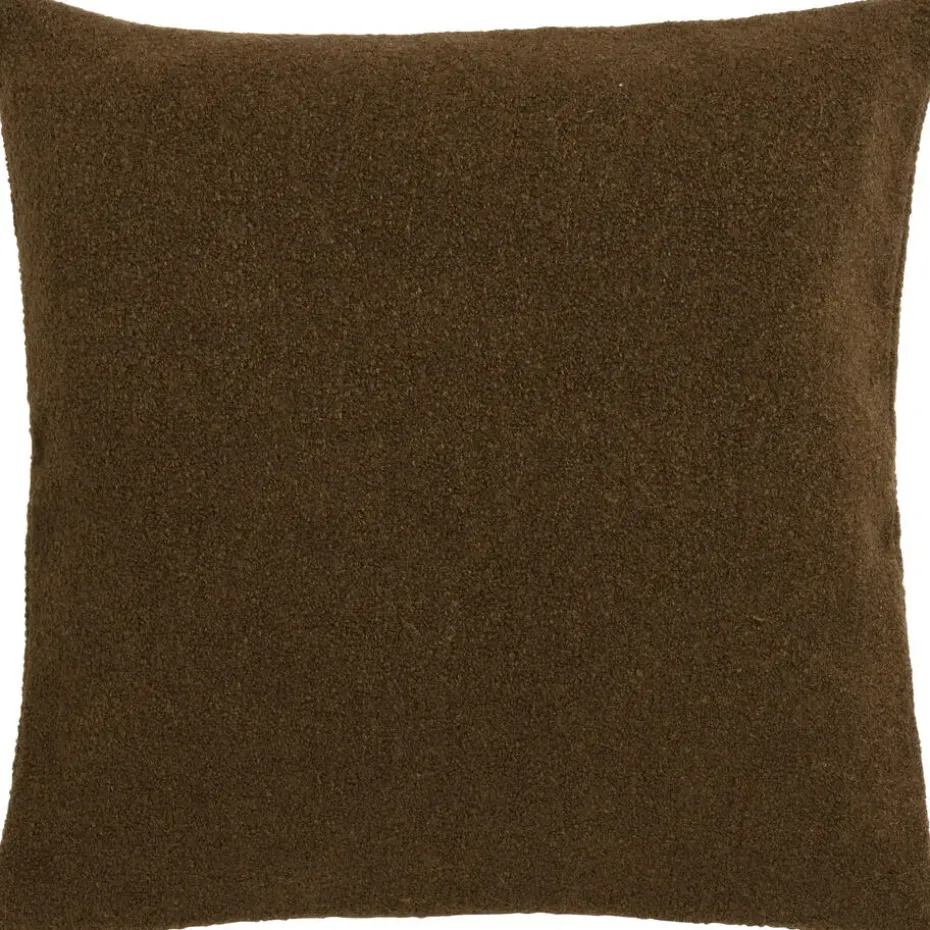 Kussen Wol Bruin 45x45 cm