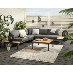 Lantaarn Bradford Zwart - 64cm