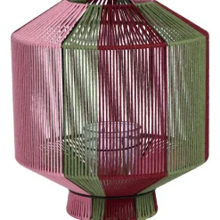Lantaarn Lanta Rood/Groen M 32x35 cm