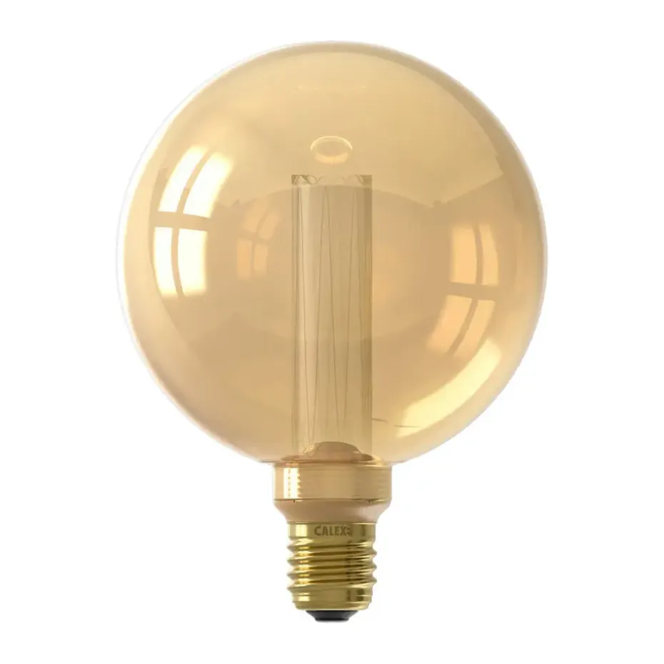 Led Glassfiber G125 E27 Goud