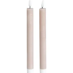 LED Kaars Beige - 2 Stuks