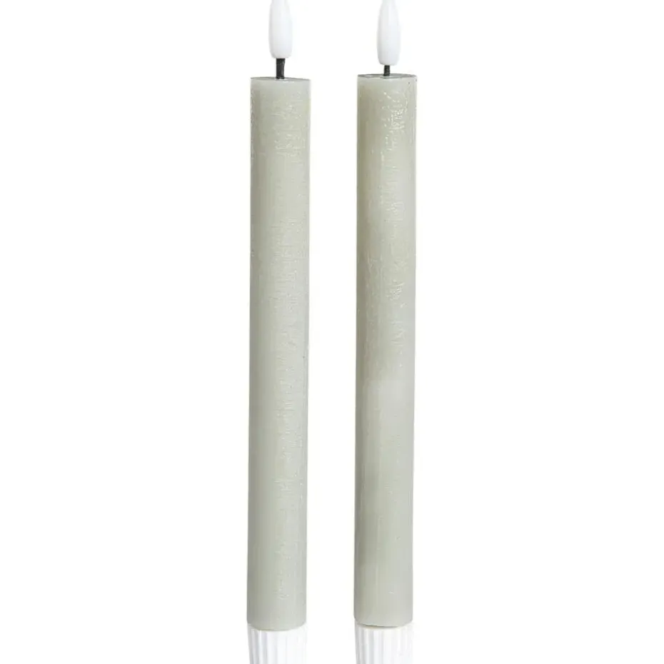 LED Kaars Sage - 2 Stuks