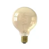 Led lamp 95 mm Flex Goud E27 4W Dimbaar