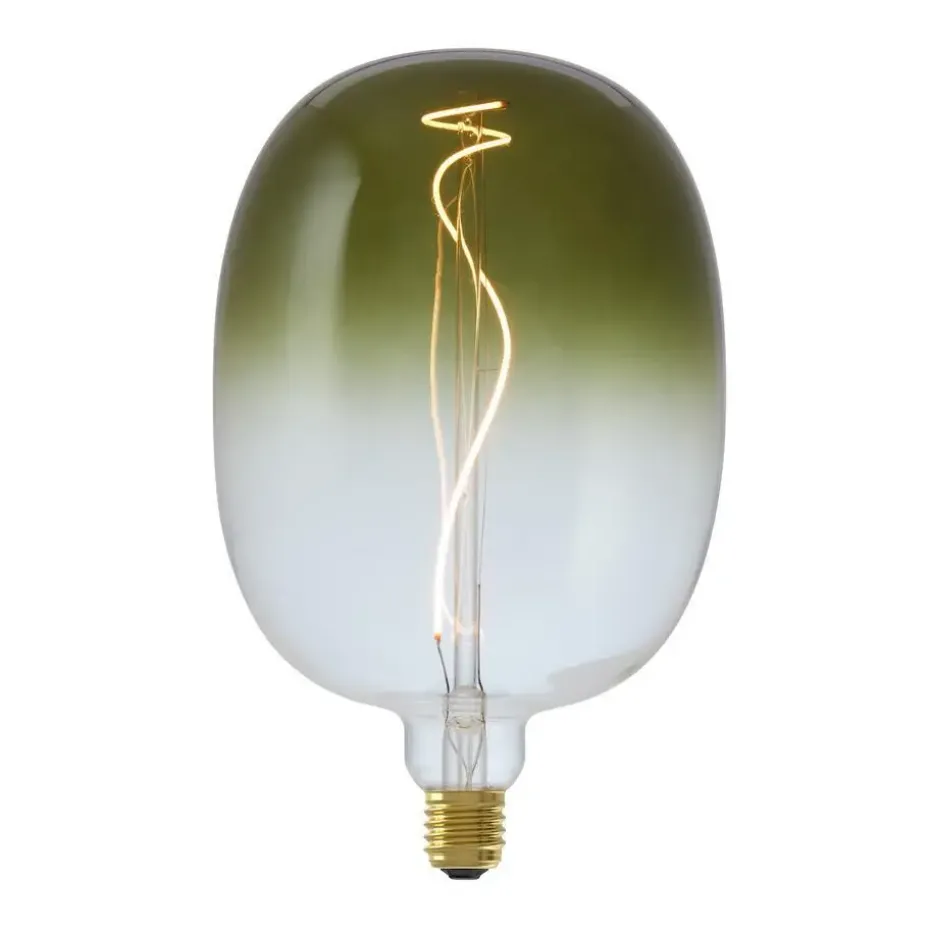 Led lamp 17x27 cm Groen E27 Dimbaar