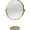 Make-Up Spiegel Op Voet Goud