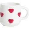Mok Met Oor Hartjes Wit 350ml