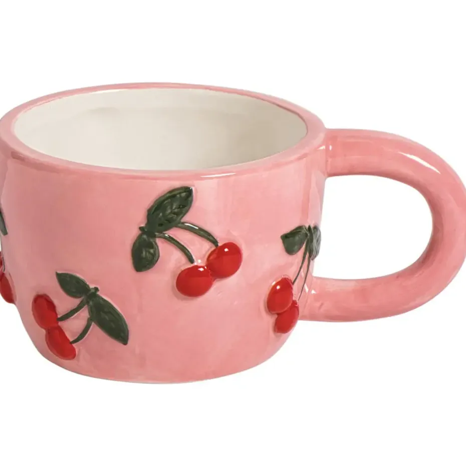 Mok Met Oor Kersen Roze 350 ml