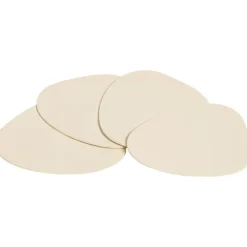 Onderzetters Organic Off-White - 4 Stuks