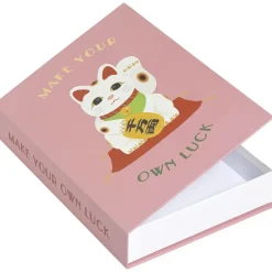 Opbergboek Lucky Cat 21x30x5 cm