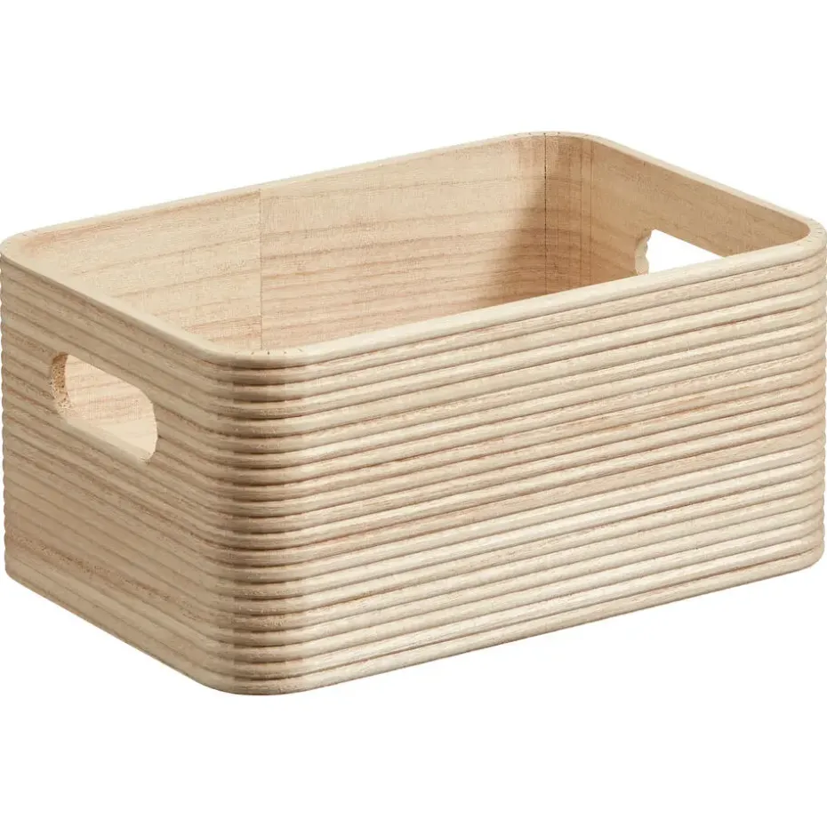 Opbergkist Husum Hout Naturel 23x16x10 cm
