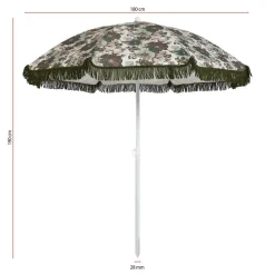 Parasol Flower Fringes Groen