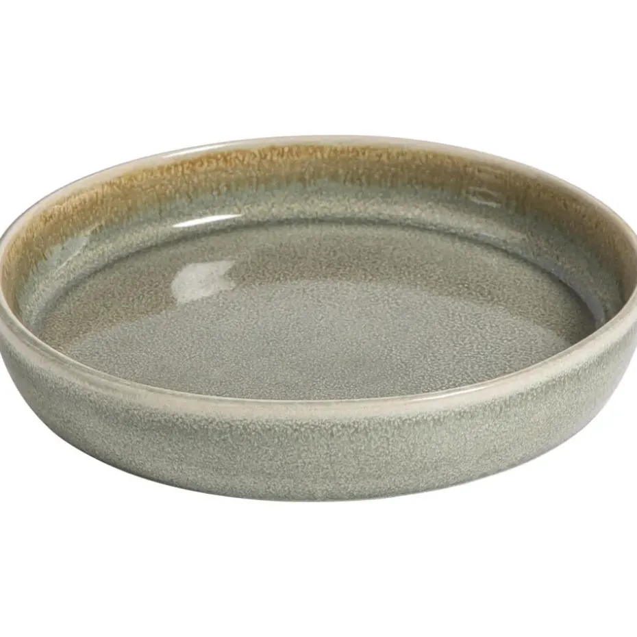 Pastabord Ava Groen/Grijs - ⌀21cm
