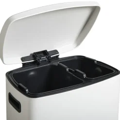 Pedaalemmer Duo 40 Liter Off-White