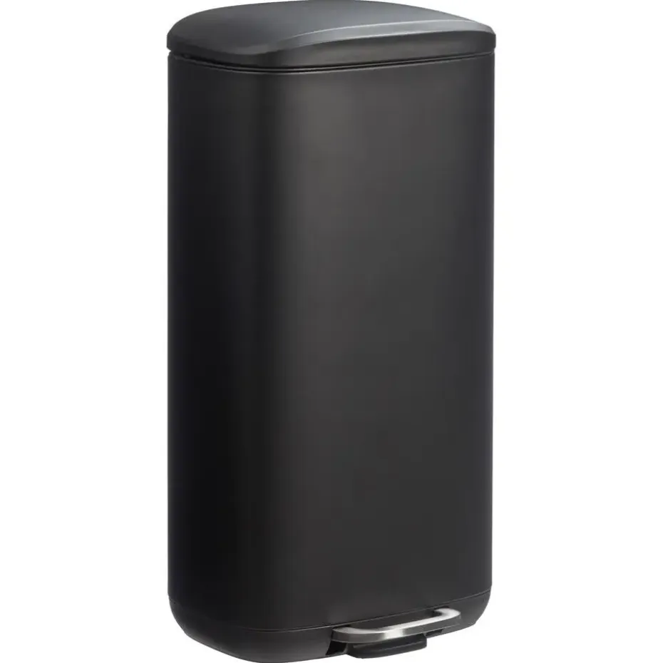 Pedaalemmer Lux 30 Liter Zwart
