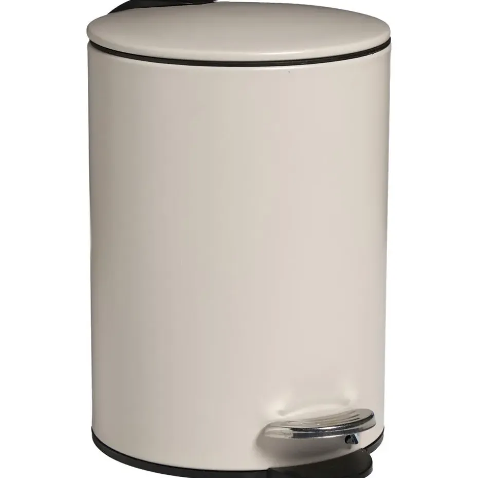 Pedaalemmer Rond 3 Liter Taupe