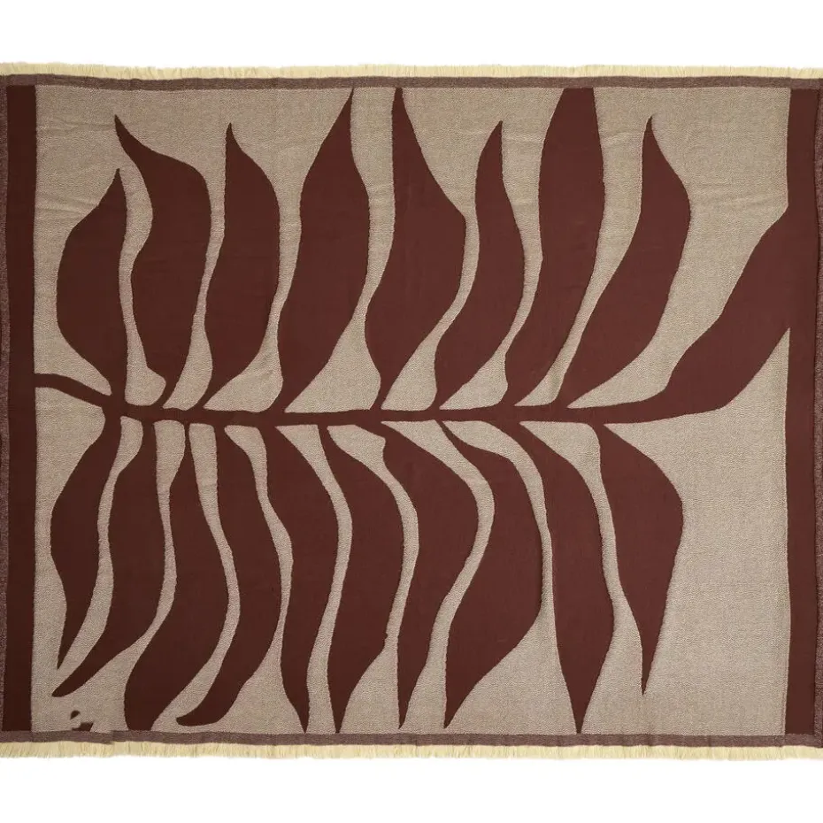 Plaid Diano Bordeaux 130x160 cm