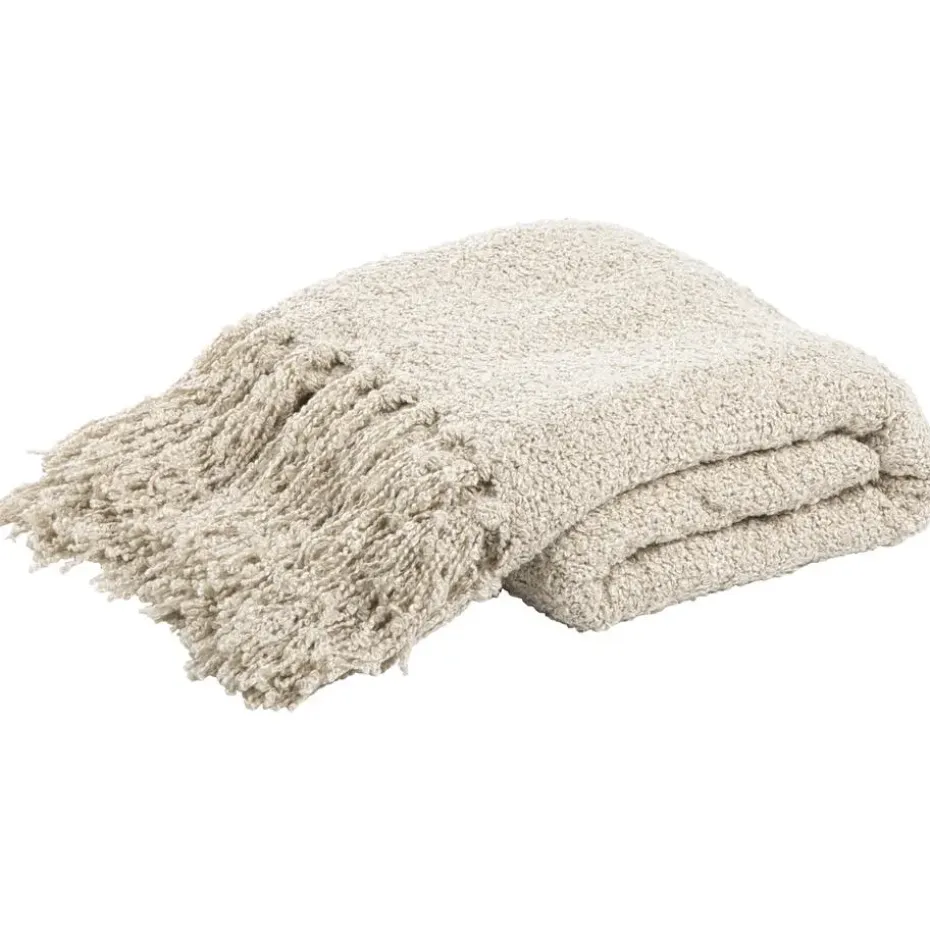 Plaid Teddy Taupe - 130x170 cm
