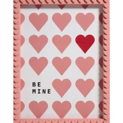 Poster Hart Roze 30x40 cm