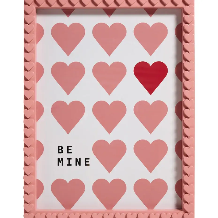Poster Hart Roze 30x40 cm