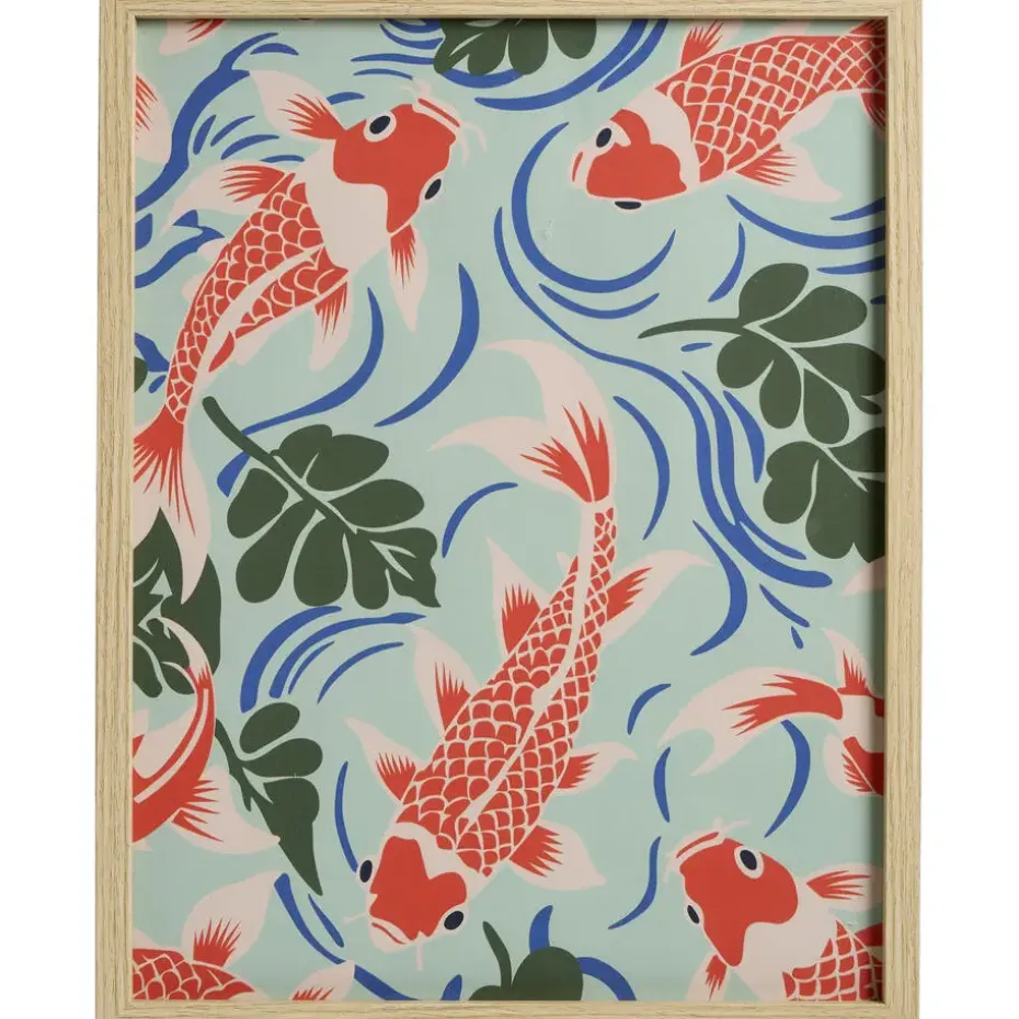 Poster Koi Karpers 35x45 cm