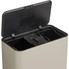 Prullenbak Op Pootjes 25+12+5 Liter Taupe