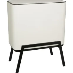 Prullenbak Op Pootjes 28+12+5 Liter Beige