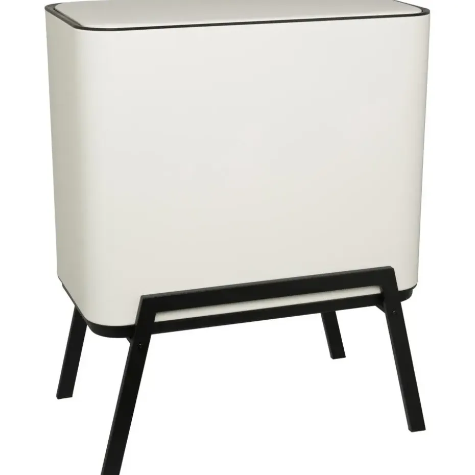 Prullenbak Op Pootjes 28+12+5 Liter Beige