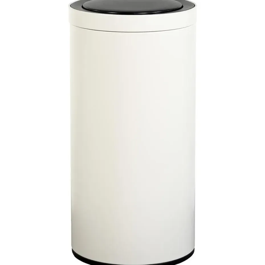 Prullenbak Sensor Rond 38 Liter Off-White