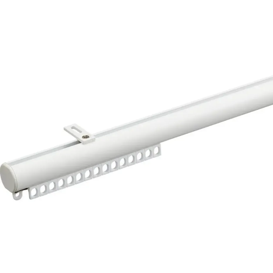 Railroedeset 150 cm Wit Metaal - Ø28mm