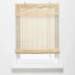 Rolgordijn Bamboe Naturel 120x220 cm