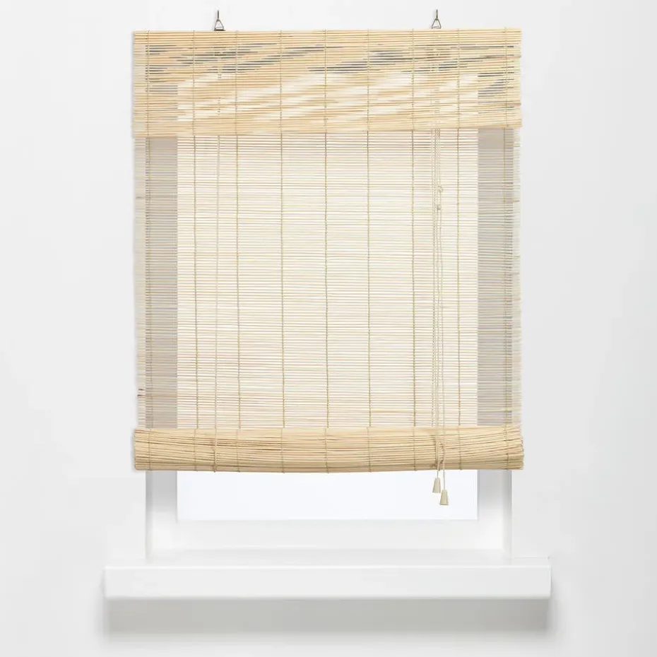 Rolgordijn Bamboe Naturel 120x220 cm