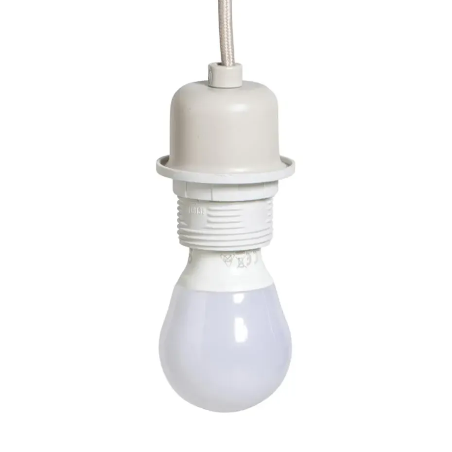 Snoerpendel Metaal E27 Zand