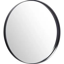 Spiegel Verona Zwart Ø75 cm