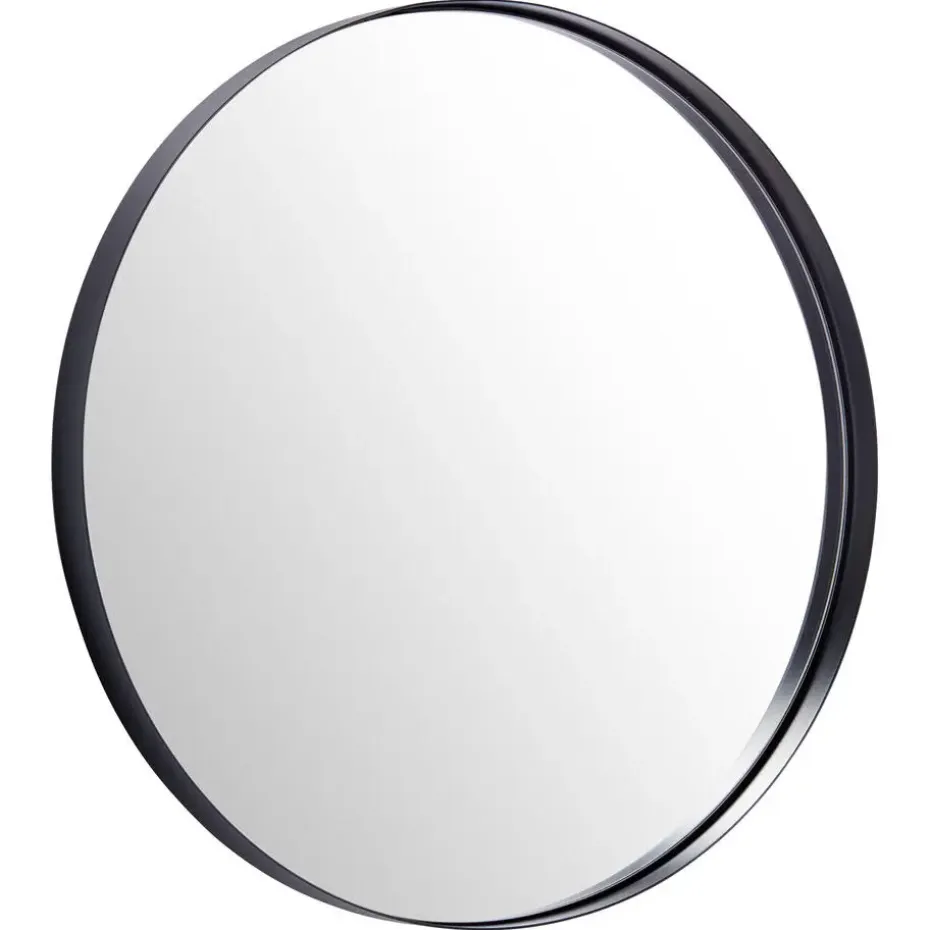 Spiegel Verona Zwart Ø75 cm