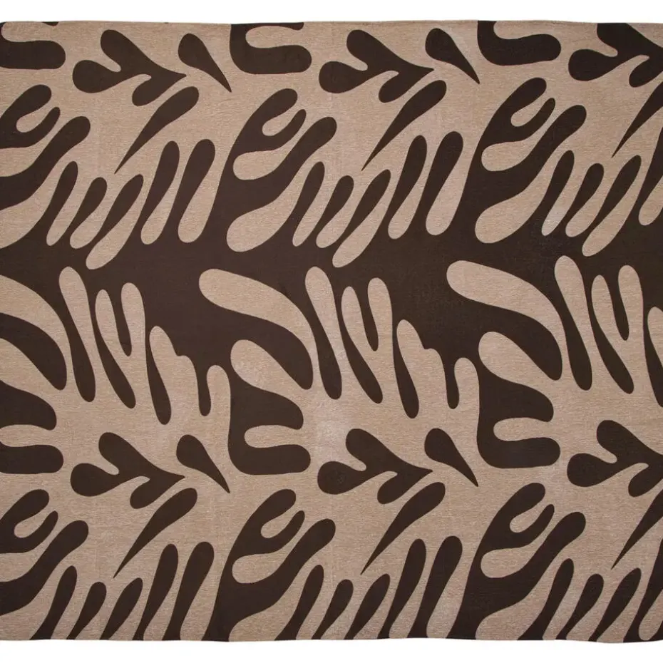 Sprei Tanis Donker Bruin/Zand