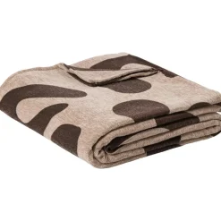 Sprei Tanis Donker Bruin/Zand
