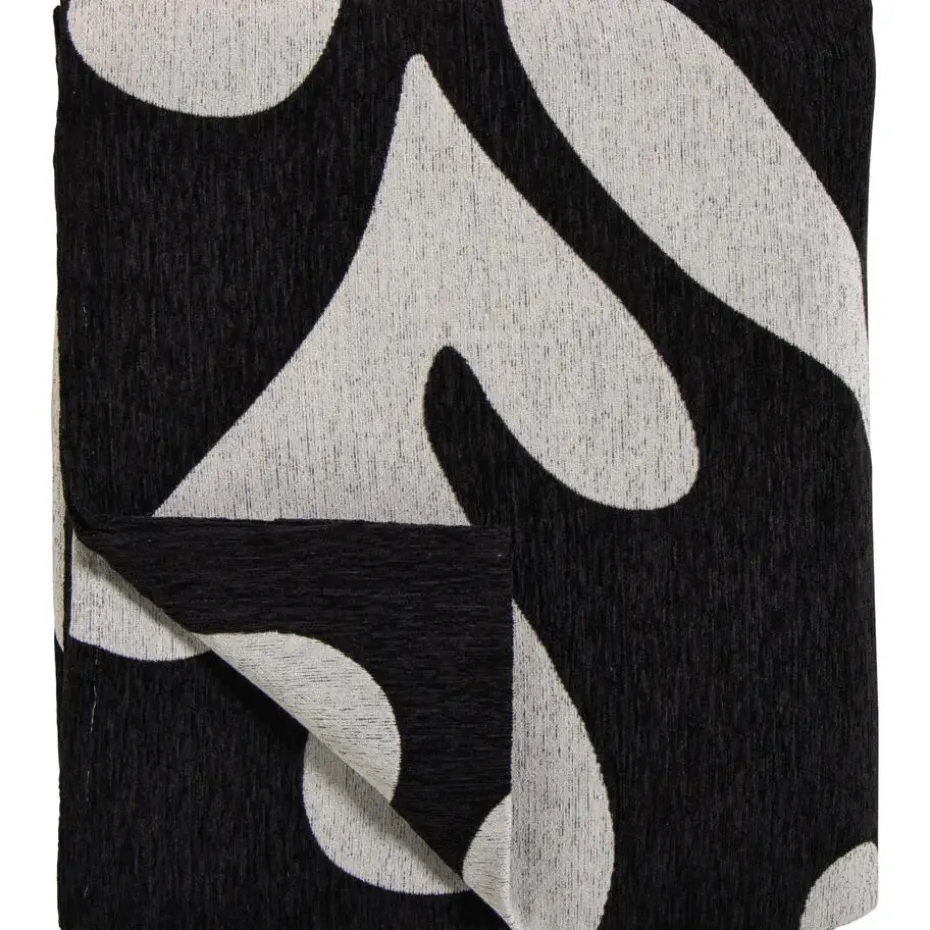 Sprei Tanis Zwart/Wit
