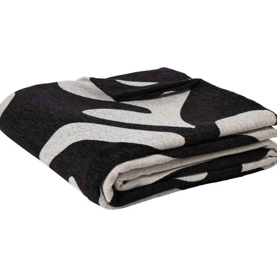 Sprei Tanis Zwart/Wit